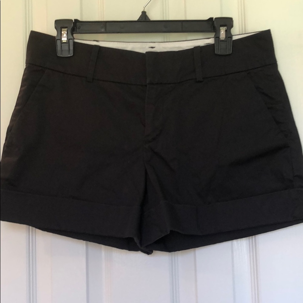Club Monaco black chino shorts